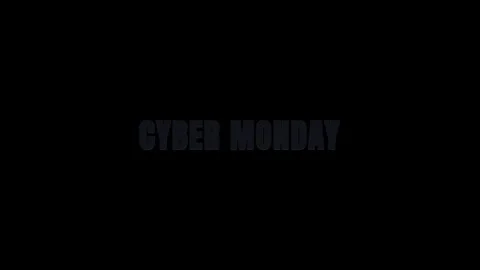 Cyber monday 3d rgb glitch 4k Stockbeeldmateriaal 346199231