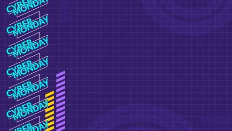 Cyber Monday background Video stock 341060845