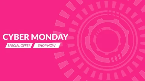 Cyber Monday background 스톡 동영상 341080048