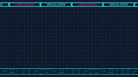 Cyber Monday background Видео 341171004