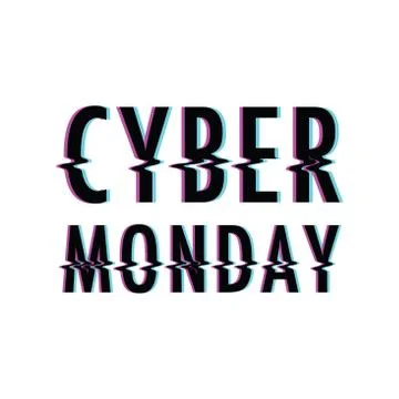 Cyber monday background Illustrazione stock
