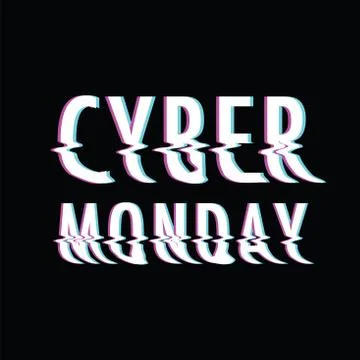 Cyber monday background Illustrazione stock