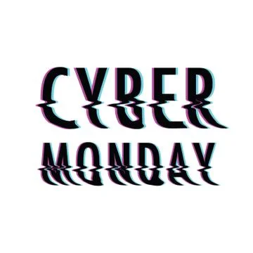 Cyber monday background Stock Illustration