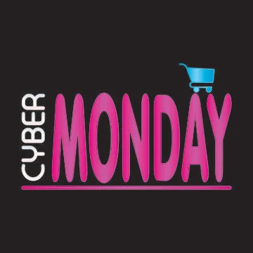 Cyber Monday Background Stock Illustration