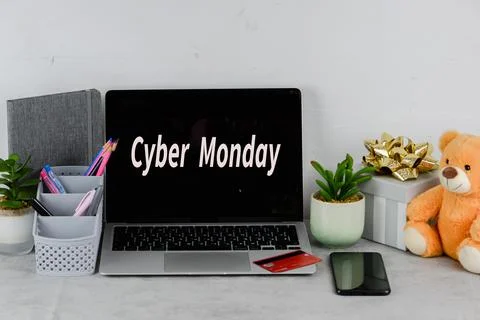 Cyber monday concept Stock Photos