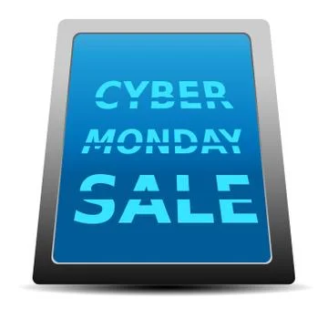 Cyber Monday design Stock Illustration