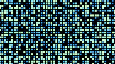 Cyber Monday Digital Technology Background with Flashing Neon Pixel Grid Mo.. Vidéo 347259984
