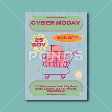Cyber Monday Flyer PSD-Vorlage