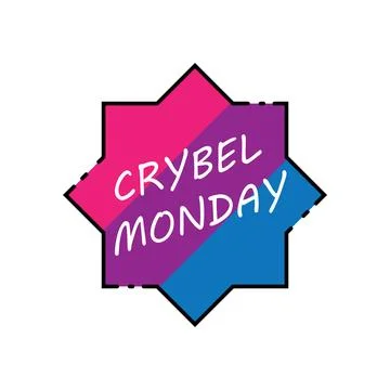 Cyber Monday icon vector Stock Illustration