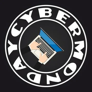 Cyber Monday Stock Illustration