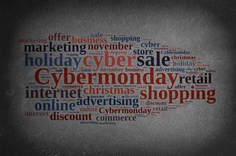 Cyber monday. Stock Illustration