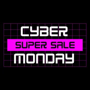 Cyber Monday Stock Illustration