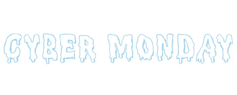 CYBER MONDAY Illustrazione stock