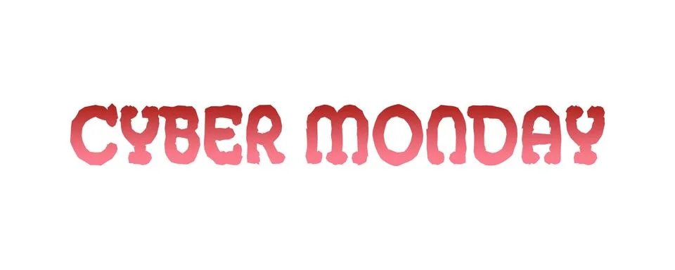 CYBER MONDAY Illustrazione stock
