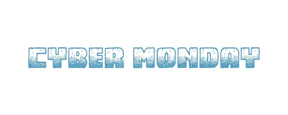CYBER MONDAY Stock Illustration