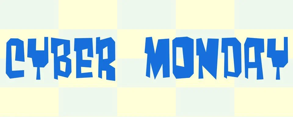 CYBER MONDAY Stock Illustration