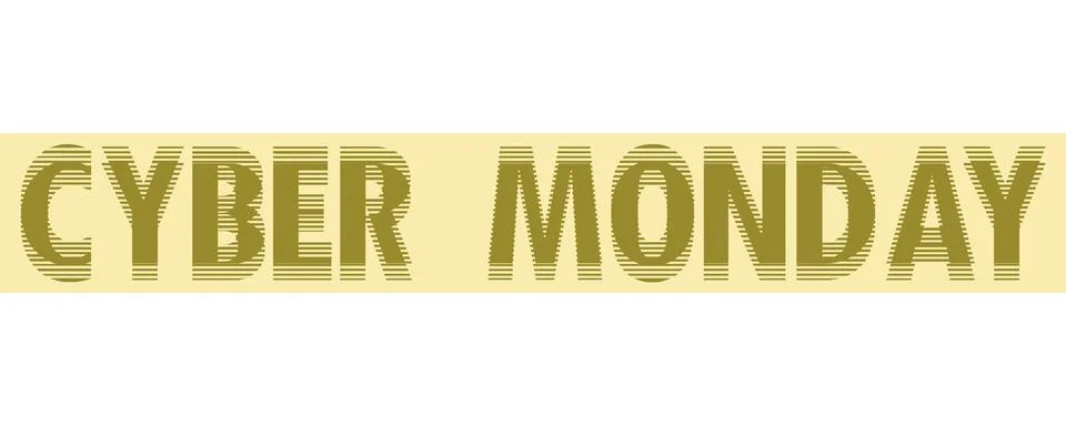 CYBER MONDAY Stock Illustration