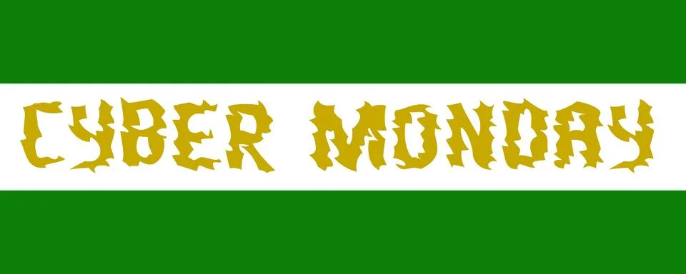 CYBER MONDAY Illustrazione stock
