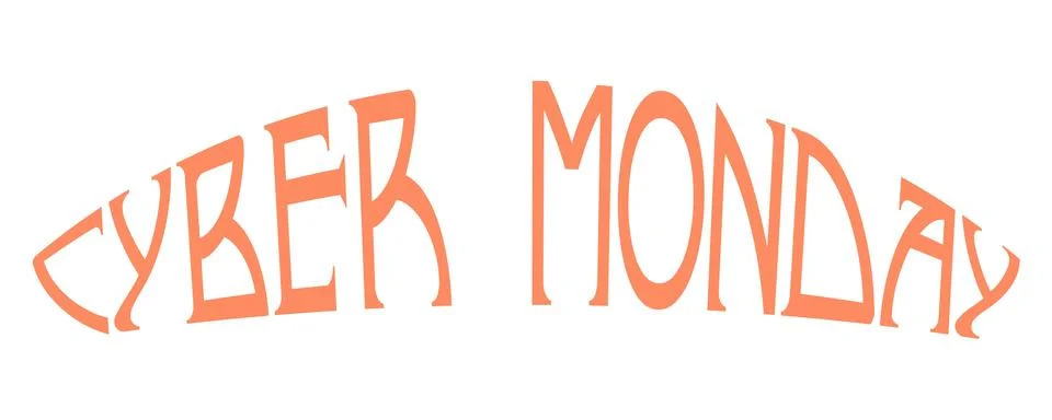 CYBER MONDAY Illustrazione stock
