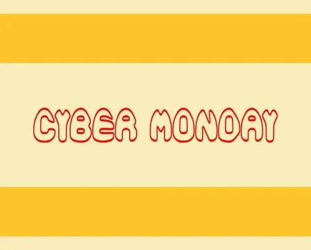 CYBER MONDAY Stock Illustration