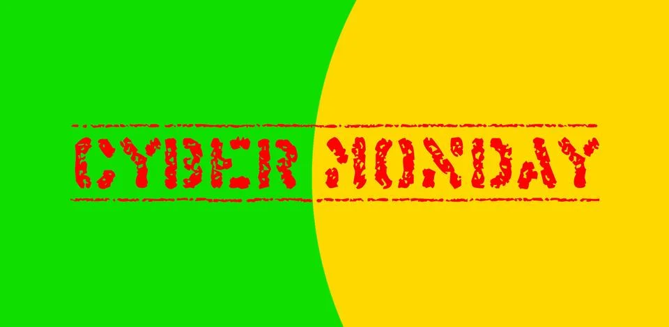 CYBER MONDAY Illustrazione stock