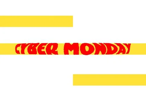 CYBER MONDAY Stock Illustration