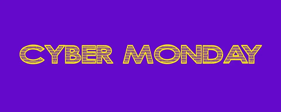 CYBER MONDAY Illustrazione stock