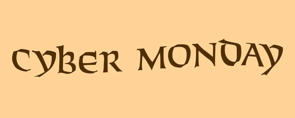 CYBER MONDAY Stock Illustration