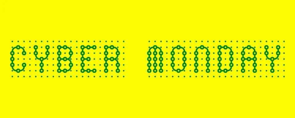 CYBER MONDAY Stock Illustration