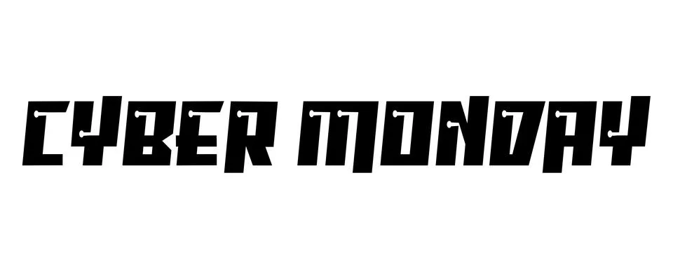 CYBER MONDAY Stock Illustration