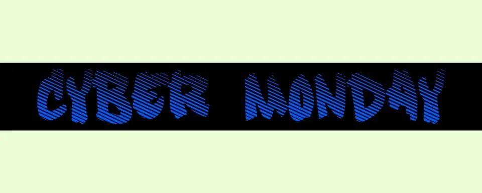 CYBER MONDAY Stock Illustration