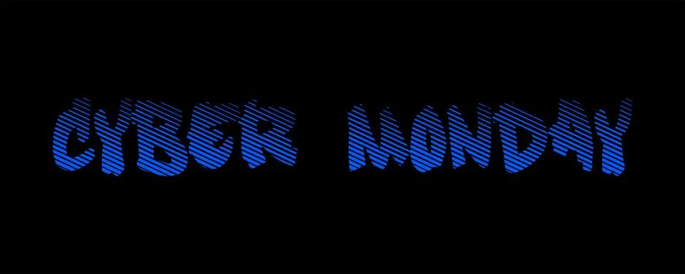 CYBER MONDAY Stock Illustration