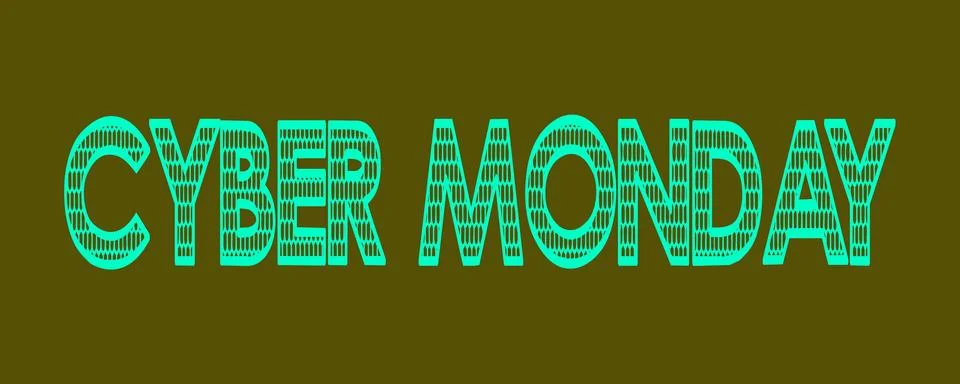 CYBER MONDAY Illustrazione stock