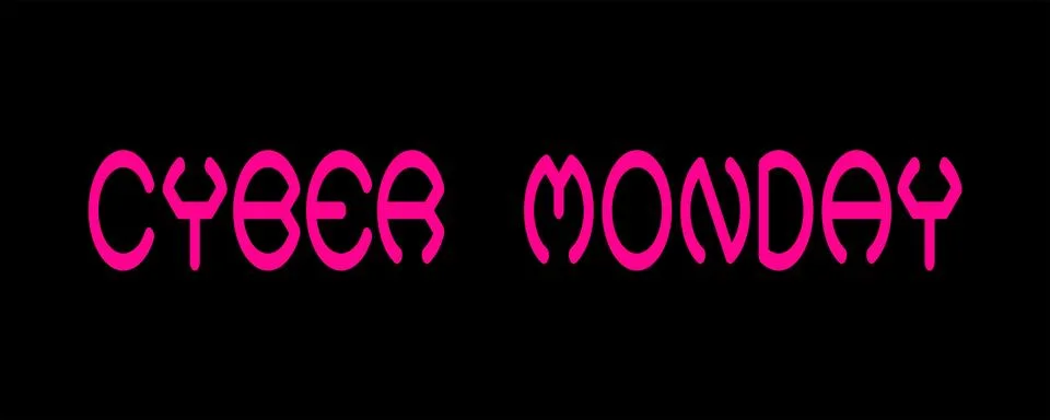 CYBER MONDAY Illustrazione stock