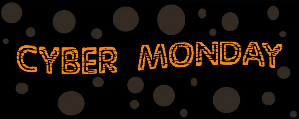 CYBER MONDAY Illustrazione stock