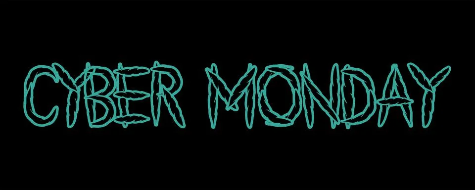 CYBER MONDAY Stock Illustration