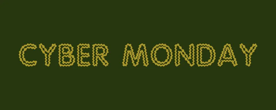 CYBER MONDAY Illustrazione stock