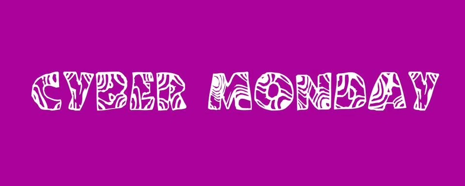 CYBER MONDAY Stock Illustration