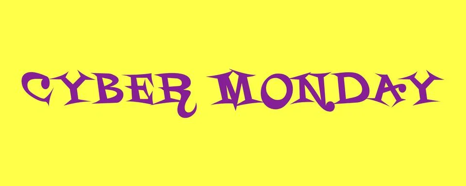 CYBER MONDAY Stock Illustration