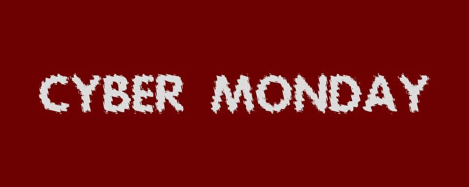 CYBER MONDAY Illustrazione stock