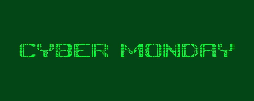 CYBER MONDAY Stock Illustration