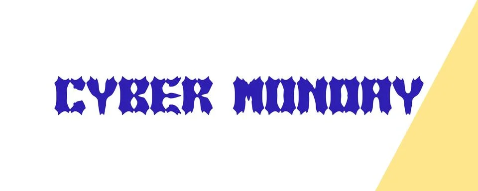 CYBER MONDAY Illustrazione stock