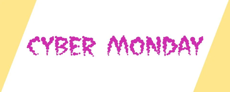 CYBER MONDAY Illustrazione stock