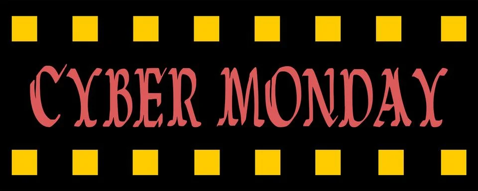 CYBER MONDAY Illustrazione stock