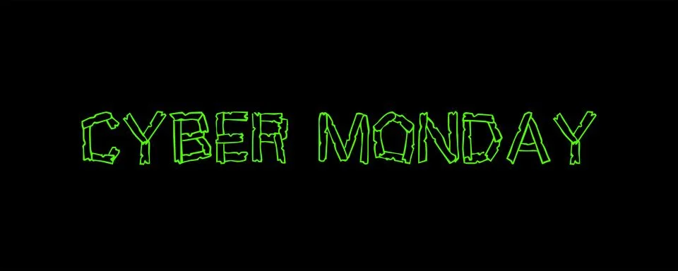 CYBER MONDAY Stock Illustration