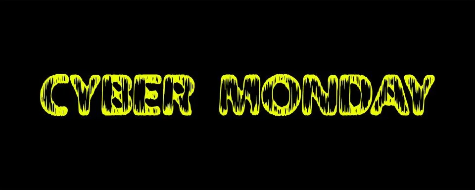 CYBER MONDAY Stock Illustration