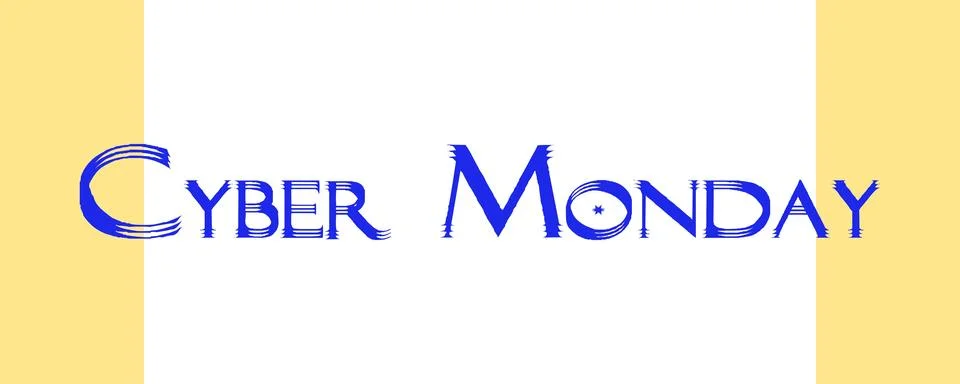 CYBER MONDAY Illustrazione stock
