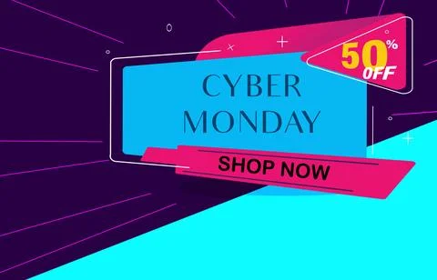 Cyber Monday Stock-Illustration