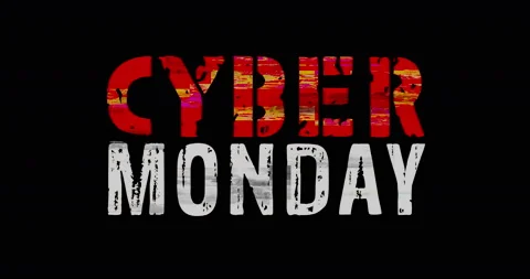 Cyber monday modern glitch Stock Footage 141982981