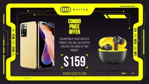 Cyber Monday - Online Store Promo Stock After Effects